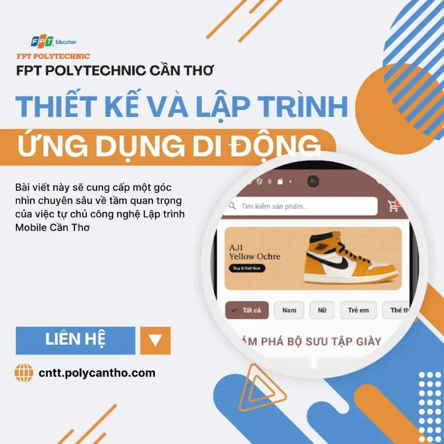 Thiết kế ứng dụng đi động tại Cần Thơ