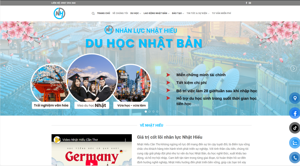 Du học Nhật Bản tại Cần Thơ - Nhật Hiếu Cần THơ