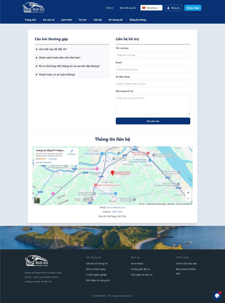 Hình ảnh trang liên hệ