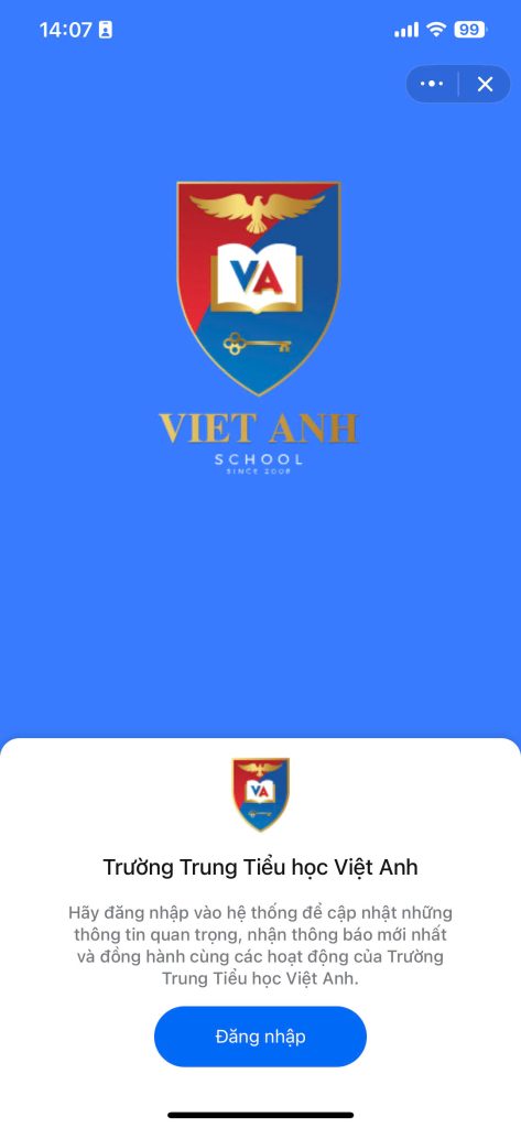 Zalo Mini App Việt Anh School - FPL Cần Thơ lập trình cho doanh nghiệp - 1